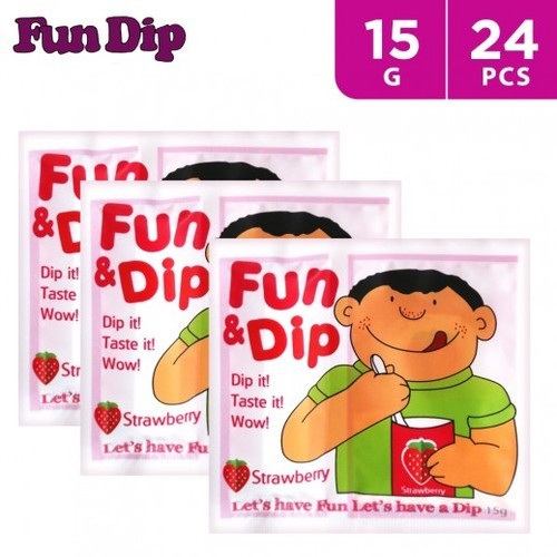 Fun ^ Dip Strawberry 15 g * 24 pec - Fun ^ Dip Strawberry 15 g * 24 pec
