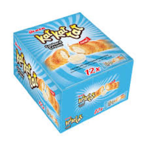 Ulker Kat Kat Tat Puff Pastry with Custard Cream 12 Pcs X 24 g - Ulker Kat Kat Tat Puff Pastry with Custard Cream 12 Pcs X 24 g