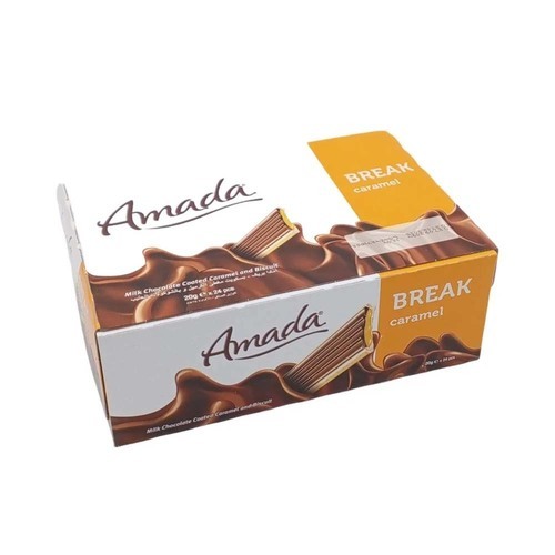 Amada Break With Caramel 24 PCS X 20 g - Amada Break With Caramel 24 PCS X 20 g