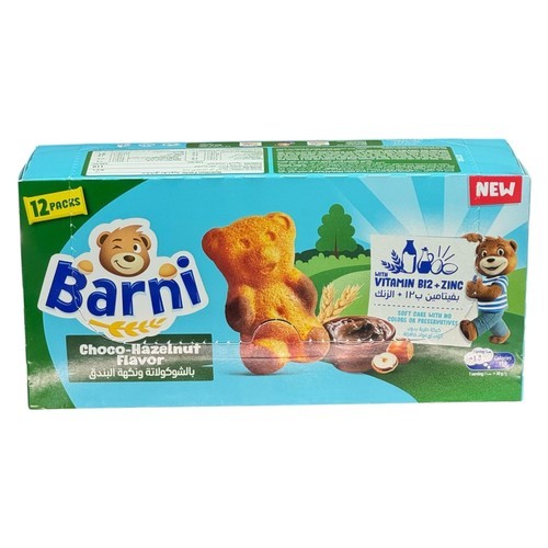 Barni Cake With Choco Hazelnut 12 Pieces X 30 g - Barni Cake With Choco Hazelnut 12 Pieces X 30 g