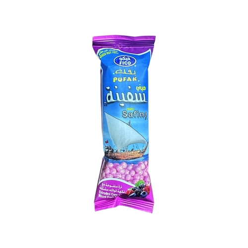 Fico Safeena Mini Puffs Mixed Fruit Flavour 16 g - Fico Safeena Mini Puffs Mixed Fruit Flavour 16 g