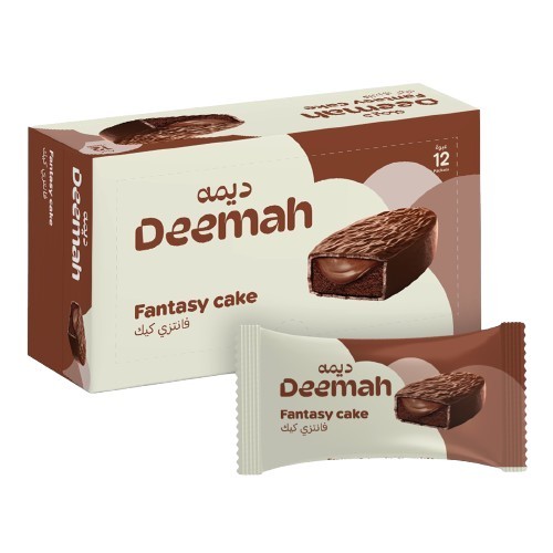Deemah Fantasy Cake with Chocolate 12 X 40 g - Deemah Fantasy Cake with Chocolate 12 X 40 g