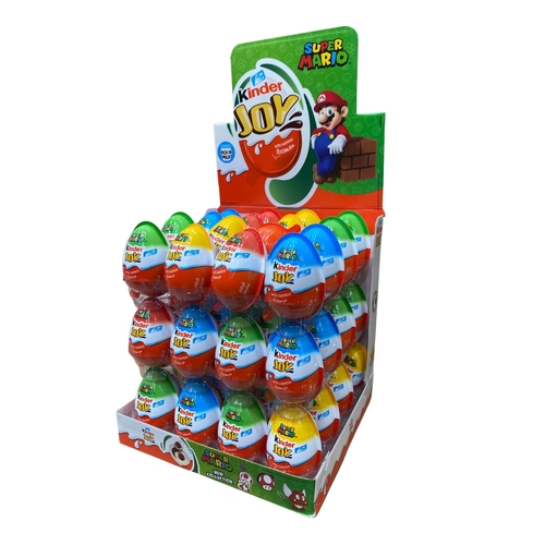 Kinder Joy Super Mario Egg 48 Pcs X 20 g - Kinder Joy Super Mario Egg 48 Pcs X 20 g