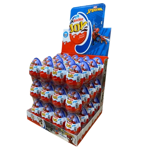 Kinder Joy Spider Man Egg 48 Pcs X 20 g - Kinder Joy Spider Man Egg 48 Pcs X 20 g