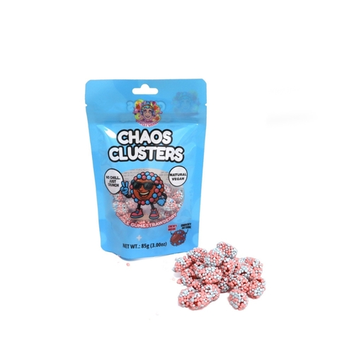 Chaos Clusters jelly Mix Berry filling Strawberry and Bubblegum flavor 85 g - Chaos Clusters jelly Mix Berry filling Strawberry and Bubblegum flavor 85 g