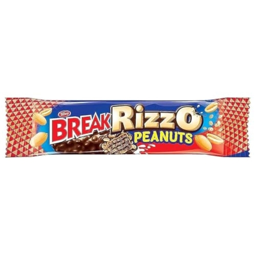 Tiffany Break Rizzo Peanuts Crunchy Wafer 28 g - Tiffany Break Rizzo Peanuts Crunchy Wafer 28 g