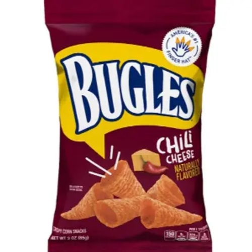 Bugles Chili Cheese Crispy Corn Snacks 85 g - Bugles Chili Cheese Crispy Corn Snacks 85 g