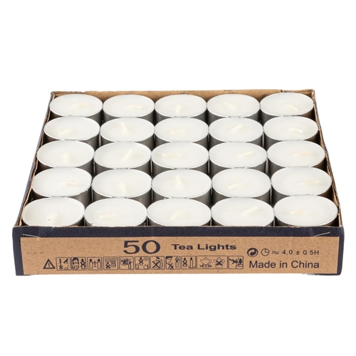 Tealights Candles 50 Pieces - Tealights Candles 50 Pieces