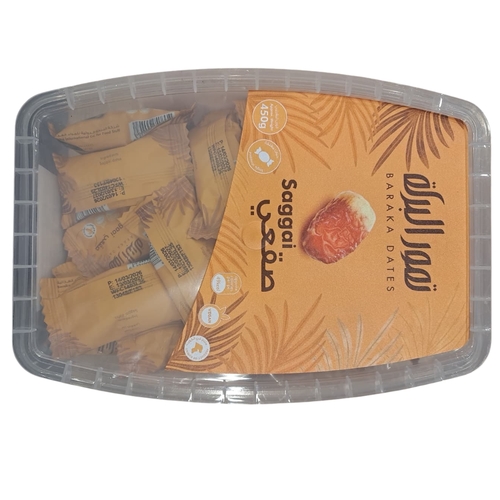 Baraka Dates Saggai Single Wrapped Box 450 g - Baraka Dates Saggai Single Wrapped Box 450 g