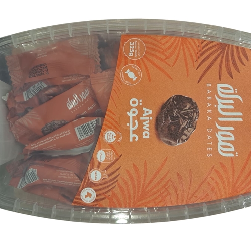 Baraka Dates Ajwa Single Wrapped Box 325 g - Baraka Dates Ajwa Single Wrapped Box 325 g