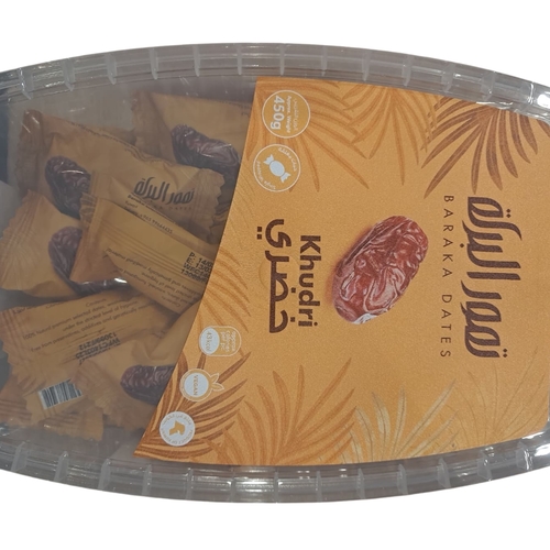 Baraka Dates Khudri Single Wrapped Box 450 g - Baraka Dates Khudri Single Wrapped Box 450 g
