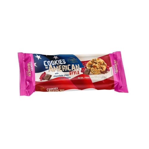 Bogutti American Cookies With Chocolate Chips & Raisins 120 g - Bogutti American Cookies With Chocolate Chips & Raisins 120 g