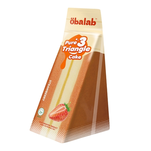 Obalab Triangle Cake Strawberry Flavor 100 g - Obalab Triangle Cake Strawberry Flavor 100 g