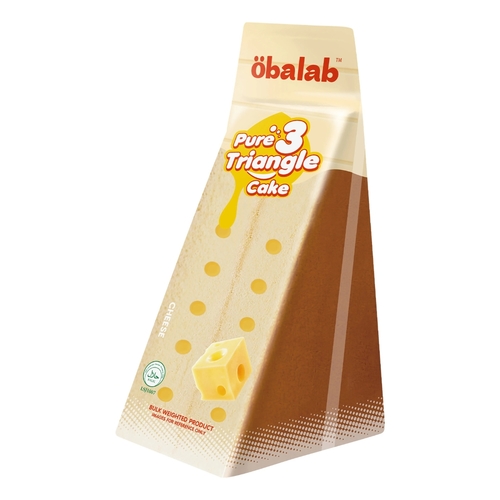 Obalab Triangle Cake Cheese Flavor 100 g - Obalab Triangle Cake Cheese Flavor 100 g