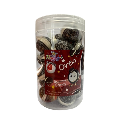 Happy Oreo Gummy Candy 30 PCS X 8 g - Happy Oreo Gummy Candy 30 PCS X 8 g