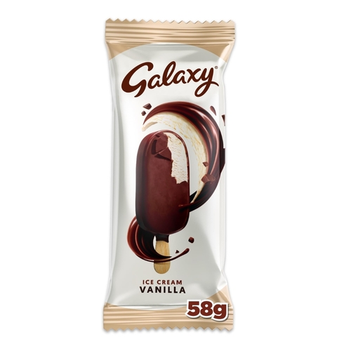 Galaxy Vanilla & Chocolate Ice Cream Bar 80.9 ml - Galaxy Vanilla & Chocolate Ice Cream Bar 80.9 ml