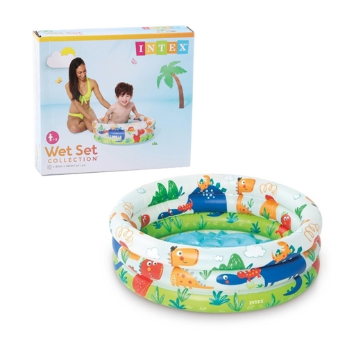 Intex Baby Pool Sea World 3 Rings 61 X 22 cm - Intex Baby Pool Sea World 3 Rings 61 X 22 cm