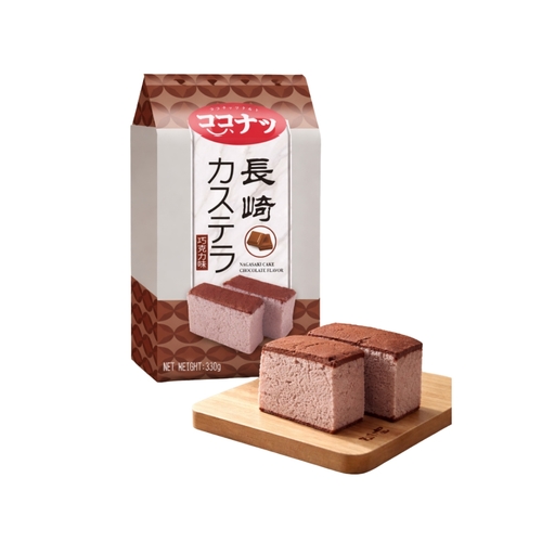 Nagasaki Cake Chocolae Flavor 330 g - Nagasaki Cake Chocolae Flavor 330 g