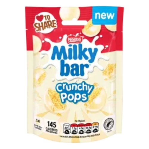 Nestle Milky Bar Crunchy Pops 90 g - Nestle Milky Bar Crunchy Pops 90 g