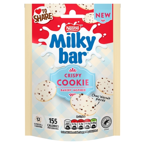 Nestle Milky Bar Crispy Cookie 86 g - Nestle Milky Bar Crispy Cookie 86 g