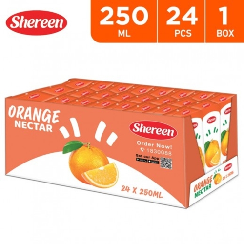 Carton Shereen Orange Juice 24 PCS X 250 ml - Carton Shereen Orange Juice 24 PCS X 250 ml