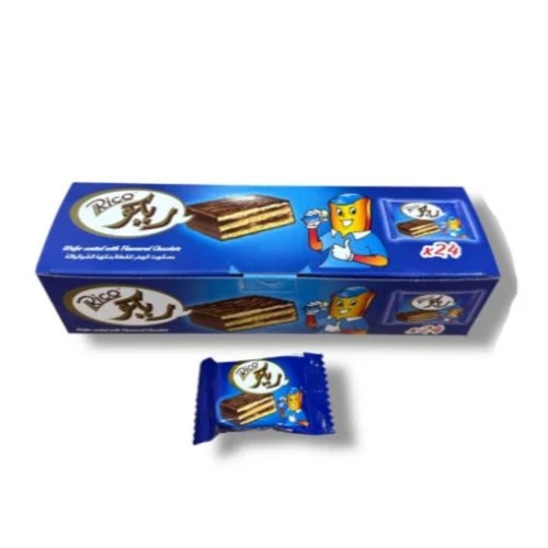 Rico Wafer Biscuits Coated With Chocolate 24 PCS X 11.5 g - Rico Wafer Biscuits Coated With Chocolate 24 PCS X 11.5 g