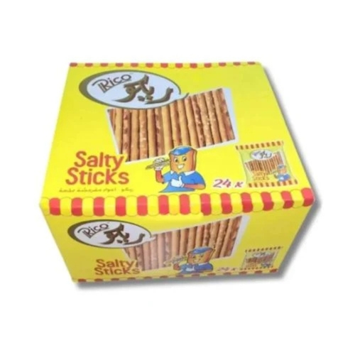 Rico Salty Sticks 24 PCS X 20 g - Rico Salty Sticks 24 PCS X 20 g