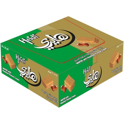 Heidi Wafer Hazelnut 24 PCS X 18 g - Heidi Wafer Hazelnut 24 PCS X 18 g