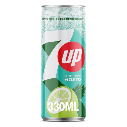 7UP Lemon Mint Mojito 250 ml - 7UP Lemon Mint Mojito 250 ml