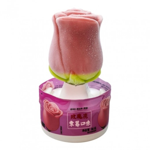 The Original 3D Flower Strawberry Ice Cream 80 g - The Original 3D Flower Strawberry Ice Cream 80 g