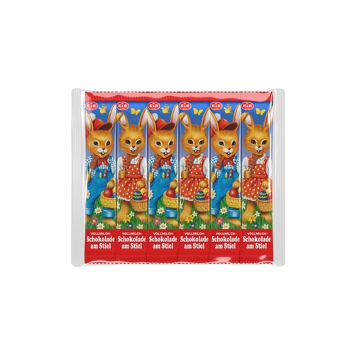 E&G Milk Bunny Chocolate Lollipop 50 PCS X 15 g - E&G Milk Bunny Chocolate Lollipop 50 PCS X 15 g