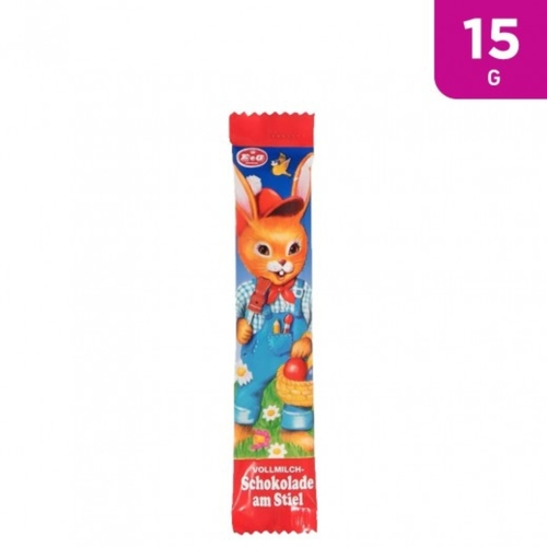 E&G Milk Bunny Chocolate Lollipop 15 g - E&G Milk Bunny Chocolate Lollipop 15 g