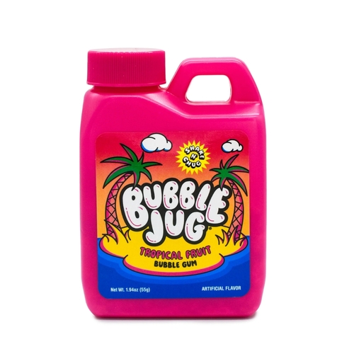 Bubble Jug Tropical Fruit Bubble Gum 55 g - Bubble Jug Tropical Fruit Bubble Gum 55 g