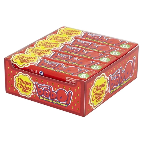 Big Babol Strawberry Mega 20 PCS X 27 g - Big Babol Strawberry Mega 20 PCS X 27 g