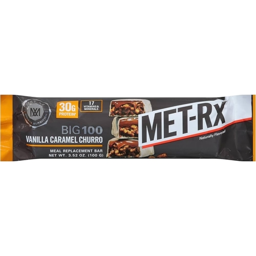 MET-Rx Vanilla Caramel Churro Protein Bar 100 g - MET-Rx Vanilla Caramel Churro Protein Bar 100 g