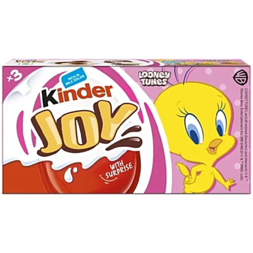 Kinder Joy Tweety Egg 3 PCS X 20 g - Kinder Joy Tweety Egg 3 PCS X 20 g
