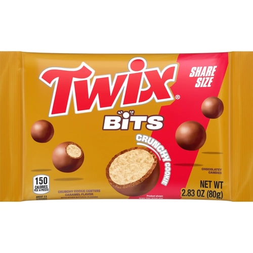 Twix Bits Crunchy Cookie Share Size 80 g - Twix Bits Crunchy Cookie Share Size 80 g