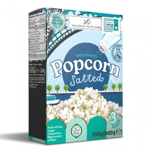 Maison Popcorn Salt Microwave Popcorn 240 g - Maison Popcorn Salt Microwave Popcorn 240 g