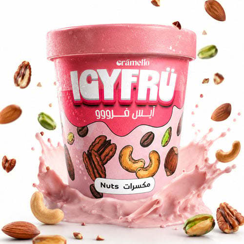 Caramello Ice Cream Ice Fro Nuts 145 g - Caramello Ice Cream Ice Fro Nuts 145 g