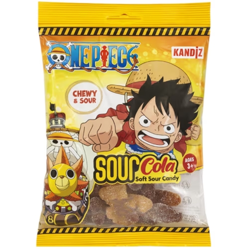 One Piece Chewy & Sour Cola Candy 160 g - One Piece Chewy & Sour Cola Candy 160 g