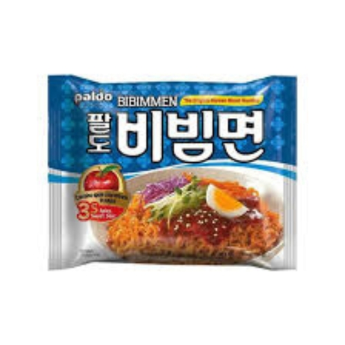 Paldo Bibimmen Spicy, Sweet & Sour Noodles 130 g - Paldo Bibimmen Spicy, Sweet & Sour Noodles 130 g