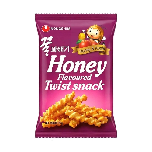 Nongshim Honey Flavored Twist Snack 75 g - Nongshim Honey Flavored Twist Snack 75 g