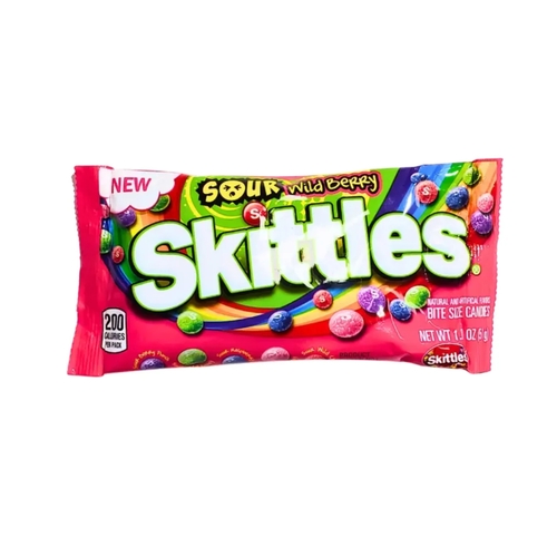 Skittles Sour Wild Berry Candy 51 g - Skittles Sour Wild Berry Candy 51 g
