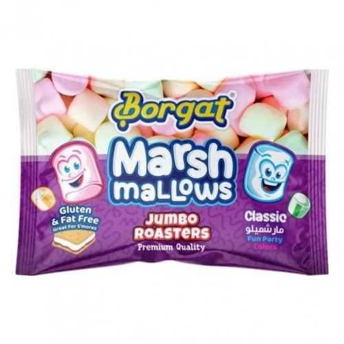 Borgat Fun Party Colors Jumbo Marshmallows 300 g - Borgat Fun Party Colors Jumbo Marshmallows 300 g