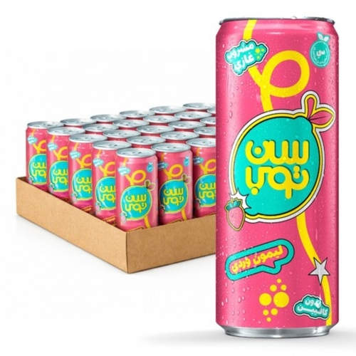 Sun Top Pink Lemonade Carbonated Drink 30 PCS X 240 ml - Sun Top Pink Lemonade Carbonated Drink 30 PCS X 240 ml