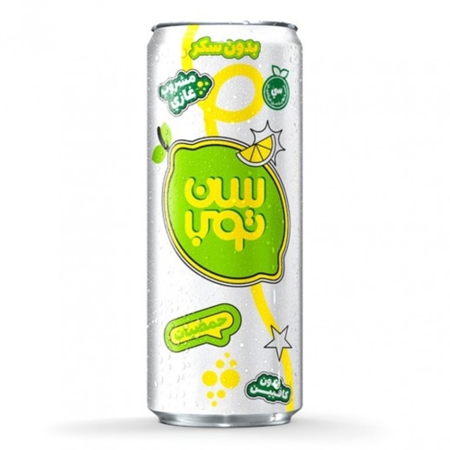 Sun Top Citrus Zero Sugar Carbonated Drink 240 ml - Sun Top Citrus Zero Sugar Carbonated Drink 240 ml