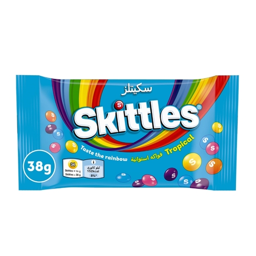 Skittles Tropical Candy 38 g - Skittles Tropical Candy 38 g