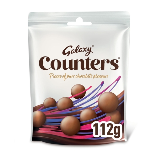 Galaxy Counters Chocolate Pouch 112 g - Galaxy Counters Chocolate Pouch 112 g