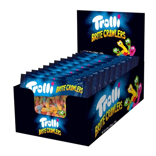 Trolli Brite Crawlers 24 PCS X 10 g - Trolli Brite Crawlers 24 PCS X 10 g