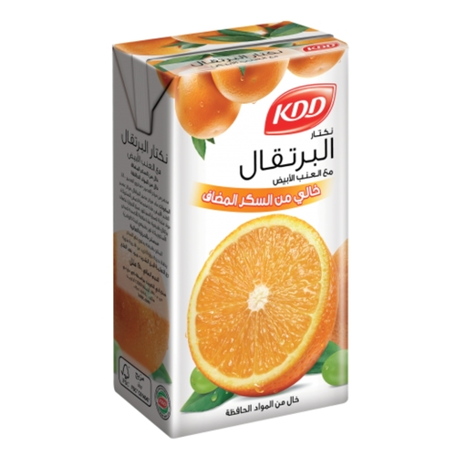 KDD Orange With Grape Nectar No Added Sugar 250 ML - KDD Orange With Grape Nectar No Added Sugar 250 ML